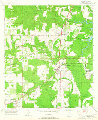 Theodore Alabama Historical topographic map, 1:24000 scale, 7.5 X 7.5 Minute, Year 1953