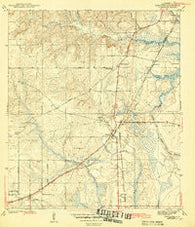 Theodore Alabama Historical topographic map, 1:31680 scale, 7.5 X 7.5 Minute, Year 1943