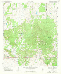 Thomaston East Alabama Historical topographic map, 1:24000 scale, 7.5 X 7.5 Minute, Year 1968