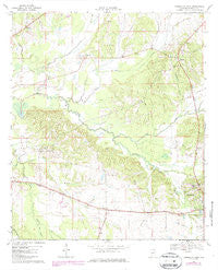 Thomaston West Alabama Historical topographic map, 1:24000 scale, 7.5 X 7.5 Minute, Year 1968