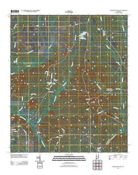 Thomaston East Alabama Historical topographic map, 1:24000 scale, 7.5 X 7.5 Minute, Year 2011