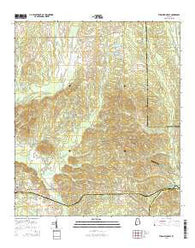 Thomaston East Alabama Current topographic map, 1:24000 scale, 7.5 X 7.5 Minute, Year 2014