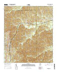 Thomasville Alabama Current topographic map, 1:24000 scale, 7.5 X 7.5 Minute, Year 2014