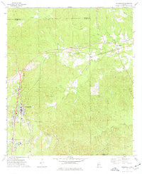 Thomasville Alabama Historical topographic map, 1:24000 scale, 7.5 X 7.5 Minute, Year 1973
