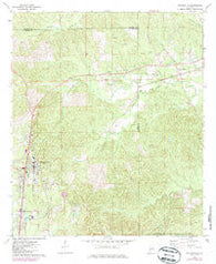 Thomasville Alabama Historical topographic map, 1:24000 scale, 7.5 X 7.5 Minute, Year 1973