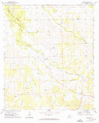 Thompson Alabama Historical topographic map, 1:24000 scale, 7.5 X 7.5 Minute, Year 1971