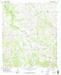Thompson Alabama Historical topographic map, 1:24000 scale, 7.5 X 7.5 Minute, Year 1971