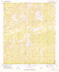 Thornton Alabama Historical topographic map, 1:24000 scale, 7.5 X 7.5 Minute, Year 1971