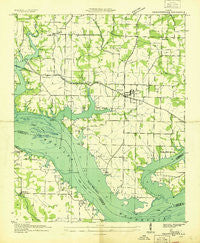 Thorntontown Alabama Historical topographic map, 1:24000 scale, 7.5 X 7.5 Minute, Year 1936