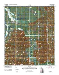 Tilden Alabama Historical topographic map, 1:24000 scale, 7.5 X 7.5 Minute, Year 2011