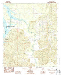 Tilden Alabama Historical topographic map, 1:24000 scale, 7.5 X 7.5 Minute, Year 1987