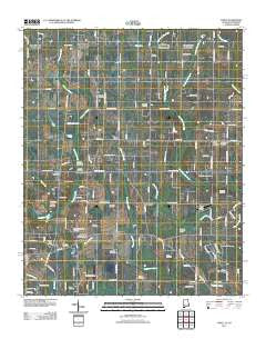 Toney Alabama Historical topographic map, 1:24000 scale, 7.5 X 7.5 Minute, Year 2011