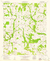 Toney Alabama Historical topographic map, 1:24000 scale, 7.5 X 7.5 Minute, Year 1958