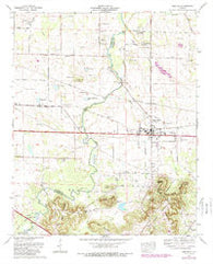 Town Creek Alabama Historical topographic map, 1:24000 scale, 7.5 X 7.5 Minute, Year 1974