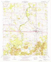 Town Creek Alabama Historical topographic map, 1:24000 scale, 7.5 X 7.5 Minute, Year 1974
