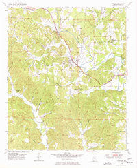 Townley Alabama Historical topographic map, 1:24000 scale, 7.5 X 7.5 Minute, Year 1949
