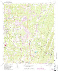 Trafford Alabama Historical topographic map, 1:24000 scale, 7.5 X 7.5 Minute, Year 1961