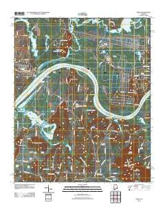 Triana Alabama Historical topographic map, 1:24000 scale, 7.5 X 7.5 Minute, Year 2011