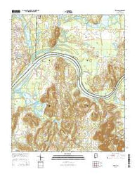 Triana Alabama Current topographic map, 1:24000 scale, 7.5 X 7.5 Minute, Year 2014
