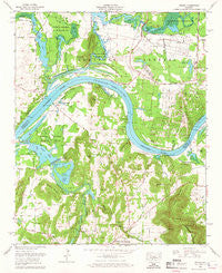 Triana Alabama Historical topographic map, 1:24000 scale, 7.5 X 7.5 Minute, Year 1964