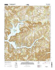 Trimble Alabama Current topographic map, 1:24000 scale, 7.5 X 7.5 Minute, Year 2014