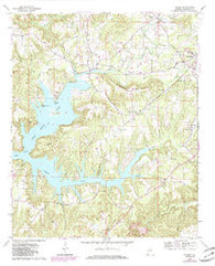 Trimble Alabama Historical topographic map, 1:24000 scale, 7.5 X 7.5 Minute, Year 1969