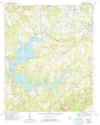 Trimble Alabama Historical topographic map, 1:24000 scale, 7.5 X 7.5 Minute, Year 1969