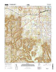 Trinity Alabama Current topographic map, 1:24000 scale, 7.5 X 7.5 Minute, Year 2014