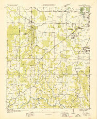 Trinity Alabama Historical topographic map, 1:24000 scale, 7.5 X 7.5 Minute, Year 1936
