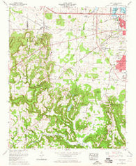 Trinity Alabama Historical topographic map, 1:24000 scale, 7.5 X 7.5 Minute, Year 1963
