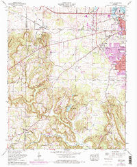 Trinity Alabama Historical topographic map, 1:24000 scale, 7.5 X 7.5 Minute, Year 1962