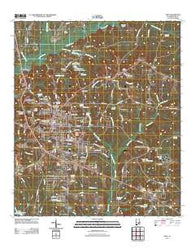 Troy Alabama Historical topographic map, 1:24000 scale, 7.5 X 7.5 Minute, Year 2011