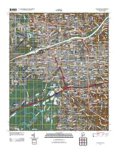 Tuscaloosa Alabama Historical topographic map, 1:24000 scale, 7.5 X 7.5 Minute, Year 2011