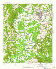 Tuscaloosa Alabama Historical topographic map, 1:62500 scale, 15 X 15 Minute, Year 1924