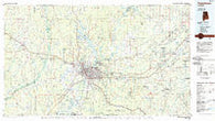 Tuscaloosa Alabama Historical topographic map, 1:100000 scale, 30 X 60 Minute, Year 1984