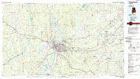 Tuscaloosa Alabama Historical topographic map, 1:100000 scale, 30 X 60 Minute, Year 1984