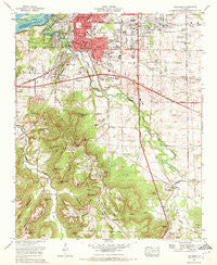 Tuscumbia Alabama Historical topographic map, 1:24000 scale, 7.5 X 7.5 Minute, Year 1971