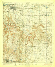 Tuscumbia Alabama Historical topographic map, 1:62500 scale, 15 X 15 Minute, Year 1926