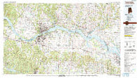 Tuscumbia Alabama Historical topographic map, 1:100000 scale, 30 X 60 Minute, Year 1986