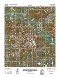 Tuskegee Alabama Historical topographic map, 1:24000 scale, 7.5 X 7.5 Minute, Year 2011