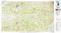 Tuskegee Alabama Historical topographic map, 1:100000 scale, 30 X 60 Minute, Year 1981