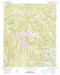 Tutwiler School Alabama Historical topographic map, 1:24000 scale, 7.5 X 7.5 Minute, Year 1949