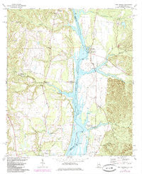 Twin Springs Alabama Historical topographic map, 1:24000 scale, 7.5 X 7.5 Minute, Year 1973