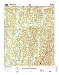 Union Alabama Current topographic map, 1:24000 scale, 7.5 X 7.5 Minute, Year 2014