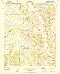 Union Hill Alabama Historical topographic map, 1:24000 scale, 7.5 X 7.5 Minute, Year 1951