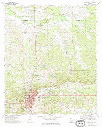 Union Springs Alabama Historical topographic map, 1:24000 scale, 7.5 X 7.5 Minute, Year 1973