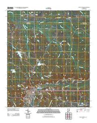 Union Springs Alabama Historical topographic map, 1:24000 scale, 7.5 X 7.5 Minute, Year 2011