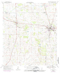 Uniontown West Alabama Historical topographic map, 1:24000 scale, 7.5 X 7.5 Minute, Year 1968