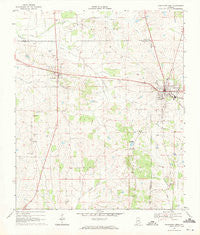 Uniontown West Alabama Historical topographic map, 1:24000 scale, 7.5 X 7.5 Minute, Year 1968