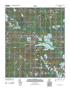Uniontown East Alabama Historical topographic map, 1:24000 scale, 7.5 X 7.5 Minute, Year 2011